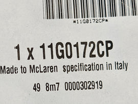 MCLAREN PRIMARY SHAFT COVER O-RING 11G0172CP
