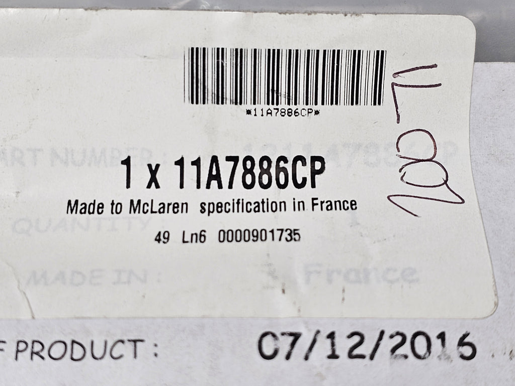 MCLAREN UPSTAIRS HVAC INLET 11A7886CP