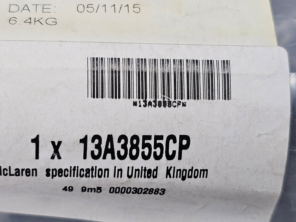 MCLAREN 570S FRONT LEFT LOWER DOOR TRIM PANEL MOULDING BLACK 13A3855CP
