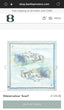 Load image into Gallery viewer, BENTLEY WATERCOLOUR SCARF BLUE BBL2122