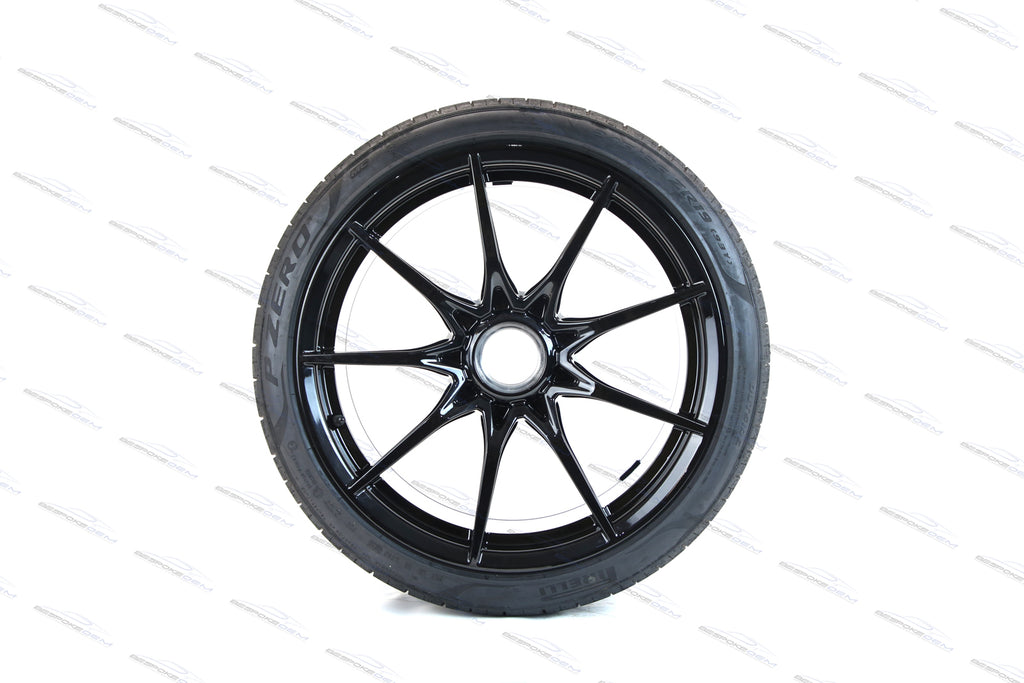 MCLAREN SENNA ALLOY WHEELS SET WITH PIRELLI TROFEO TYRES (BLACK))