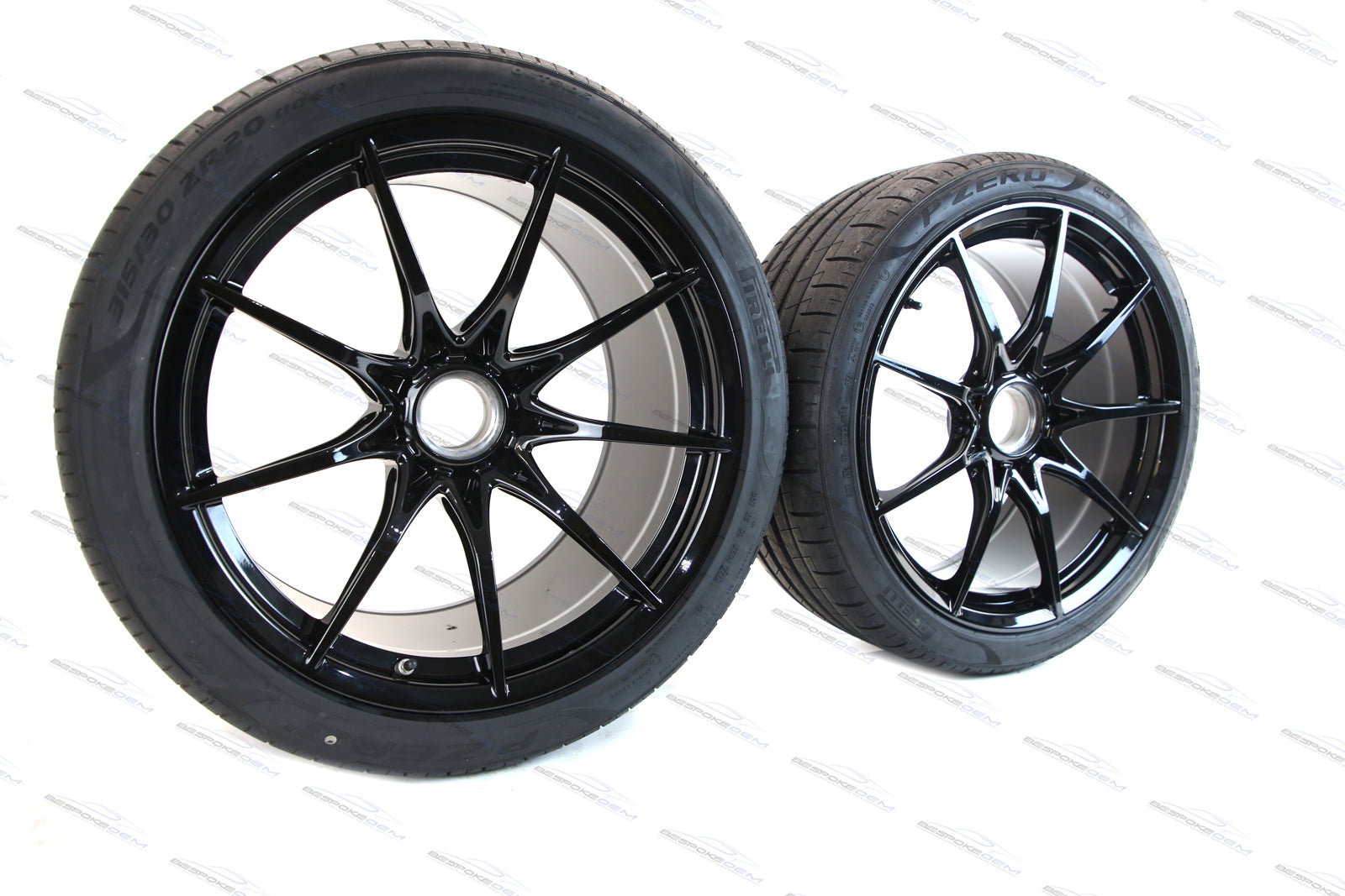 MCLAREN SENNA SUPERLIGHT WHEELS WITH P-ZERO TIRES (BLACK) 15BA214CP 15 ...