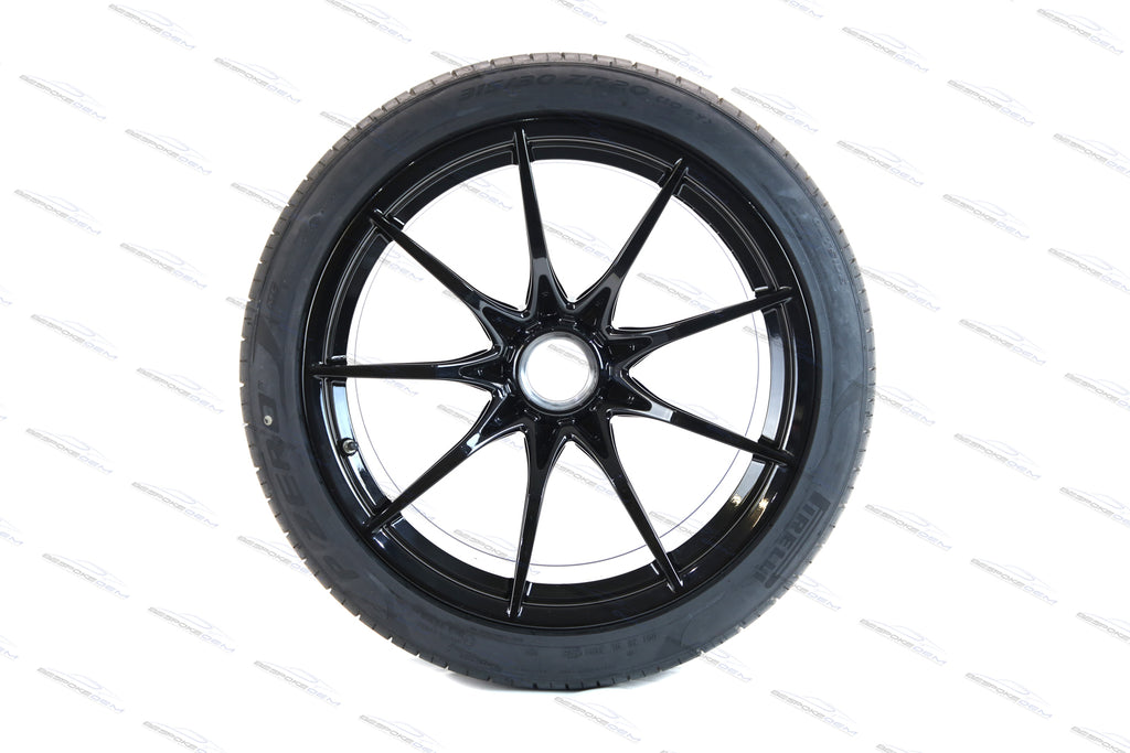 MCLAREN SENNA ALLOY WHEELS SET WITH PIRELLI TROFEO TYRES (BLACK))