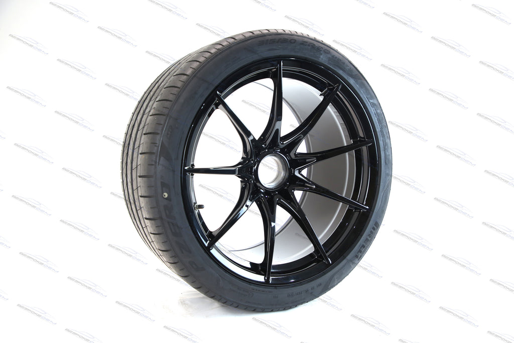 MCLAREN SENNA ALLOY WHEELS SET WITH PIRELLI TROFEO TYRES (BLACK))