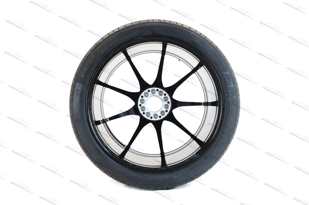 MCLAREN SENNA ALLOY WHEELS SET WITH PIRELLI TROFEO TYRES (BLACK))