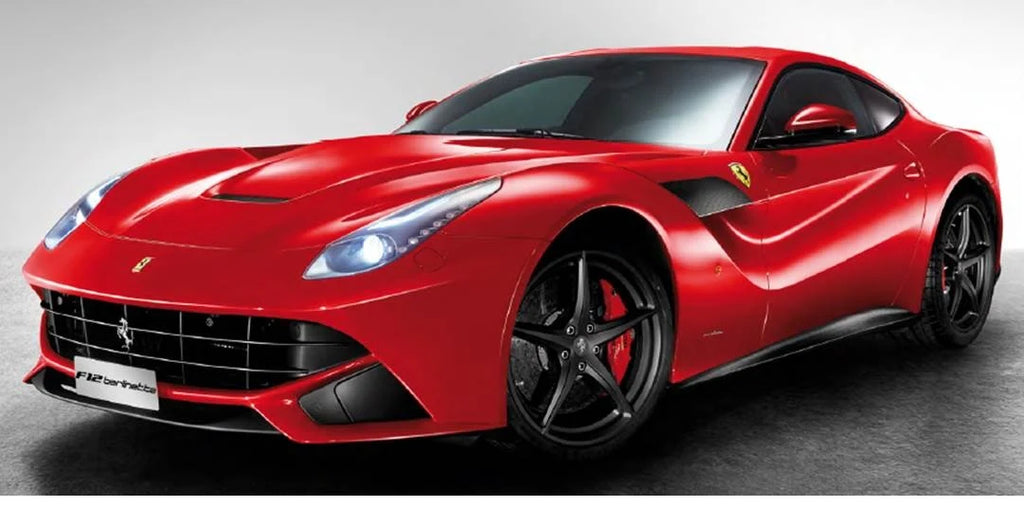 FERRARI F12 20" LA-FERRARI STYLE FORGED 5-SPOKE WHEELS SET - MATTE BLACK 70003285