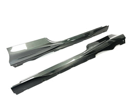FERRARI F8 AERO SIDE SKIRTS SET (PAIR) - GRIGIO SILVERSTONE 985861772/ 985861771