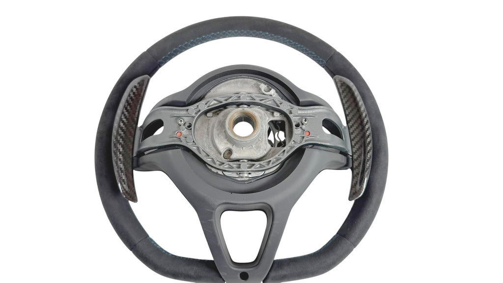 MCLAREN 675LT/ 600LT MSO ALCANTARA/ CARBON STEERING WHEEL 11N1132CP-13066SW