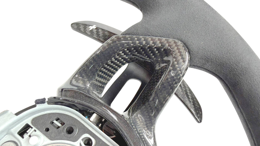 MCLAREN 675LT/ 600LT MSO ALCANTARA/ CARBON STEERING WHEEL 11N1132CP-13066SW