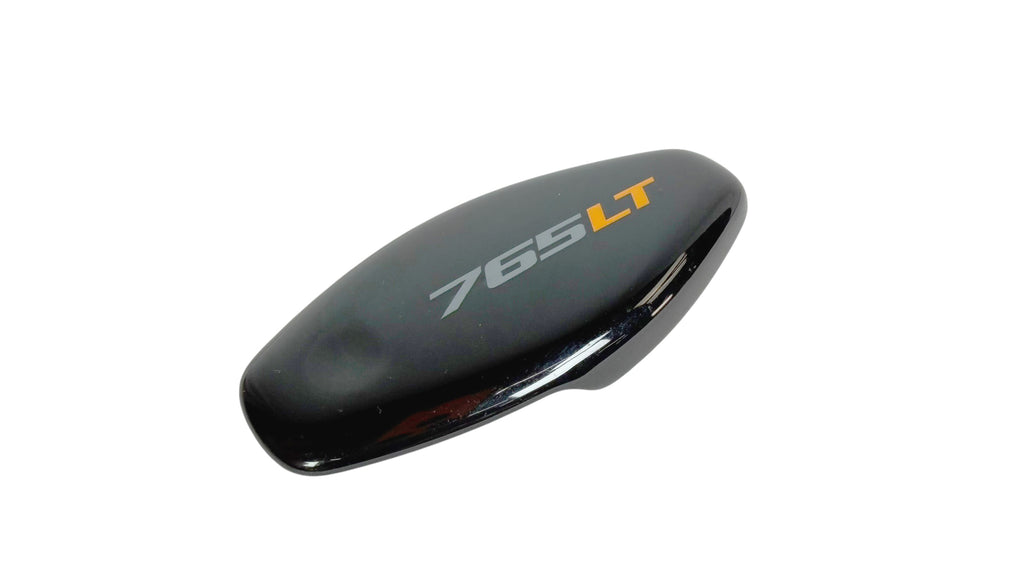 MCLAREN 765LT MSO PAINTED PIANO BLACK WITH LOGO KEY FOB COVER 14MA022RP