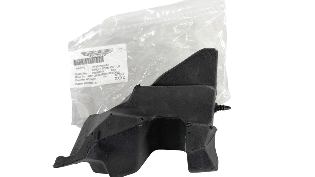 ASTON MARTIN DB11 LEFT SIDE RADIATOR GRILL OUTER FOAM HY53-7081-AA