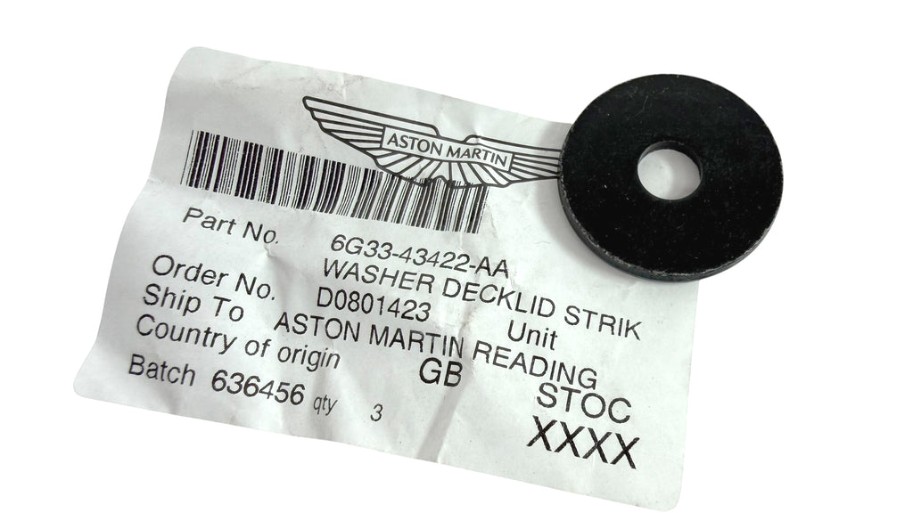 ASTON MARTIN BLACK WASHER 8.6x30x3.3mm 6G33-43422-AA