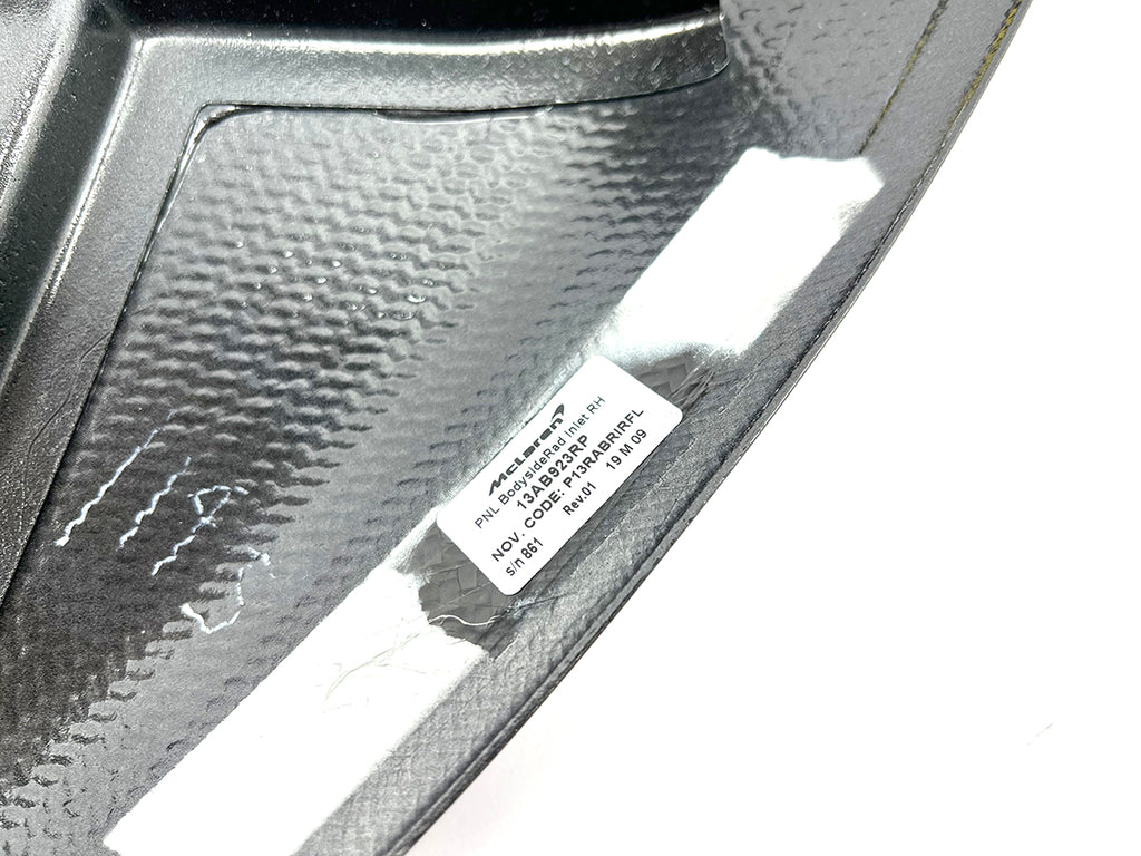 MCLAREN 600LT CARBON SIDE BLADE COMPLETE SET (PALLADIUM SILVER)