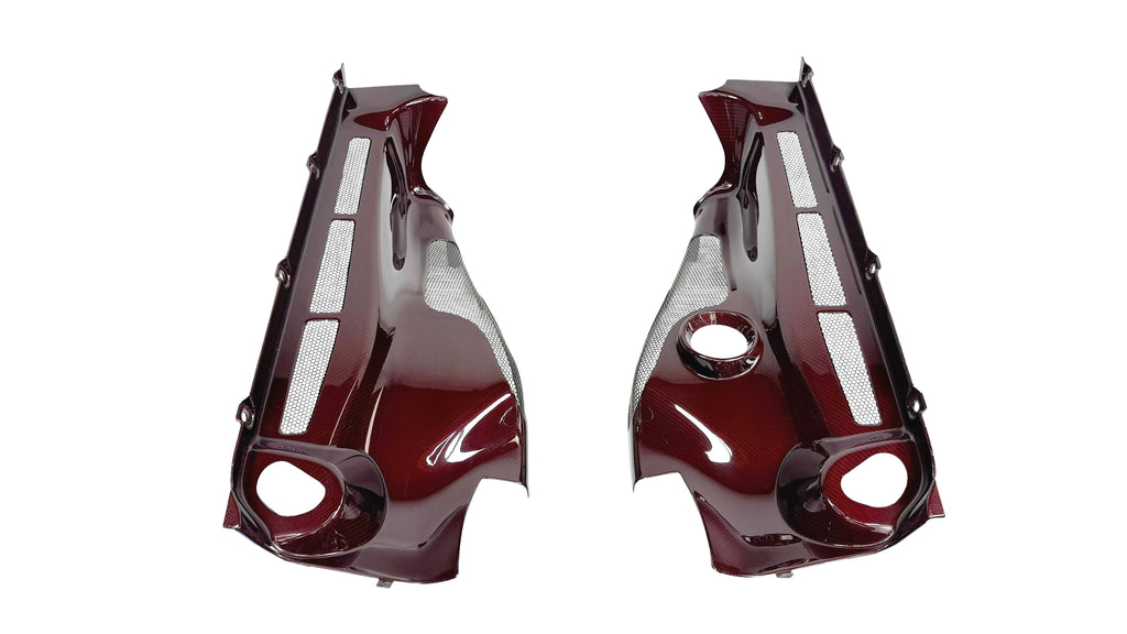 MCLAREN 675LT COUPE  MSO RED GLOSS CARBON ENGINE COVER SET 11A8981RP