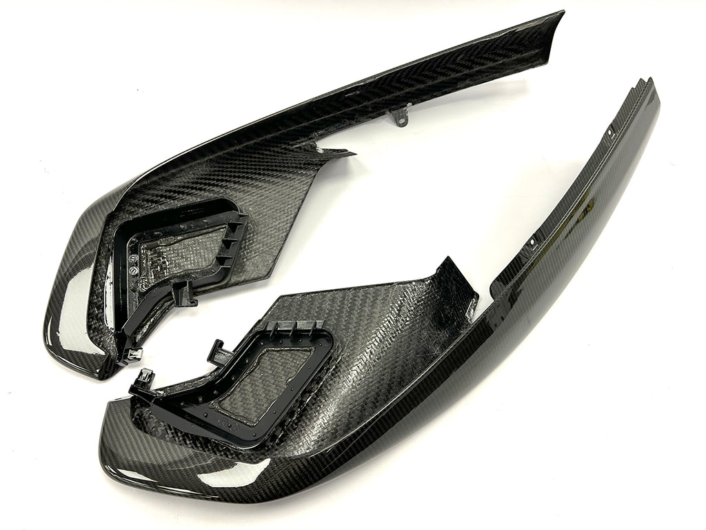 MCLAREN 570S CARBON FRONT BUMPER SIDE SPLITTERS 13A5261CP 13A5285CP
