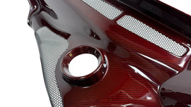 MCLAREN 675LT COUPE  MSO RED GLOSS CARBON ENGINE COVER SET 11A8981RP