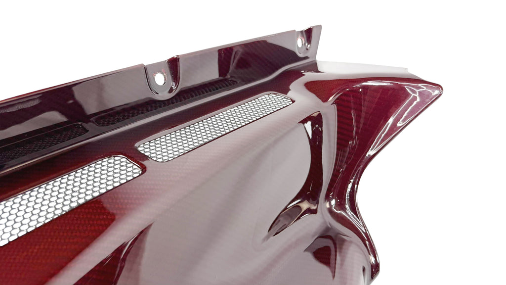 MCLAREN 675LT COUPE  MSO RED GLOSS CARBON ENGINE COVER SET 11A8981RP