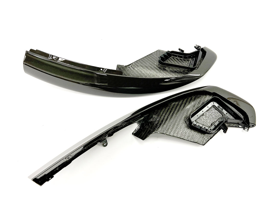 MCLAREN 570S CARBON FRONT BUMPER SIDE SPLITTERS 13A5261CP 13A5285CP