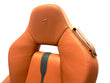 Load image into Gallery viewer, GENUINE MCLAREN 570S ELECTRIC COMFORT SEATS IN TAN LEATHER WITH BLACK STRIPE