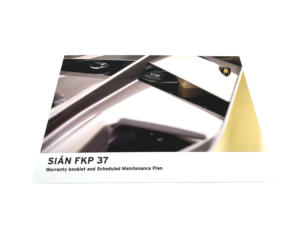 LAMBORGHINI SIAN OWNERS MANUAL 47F012720SA