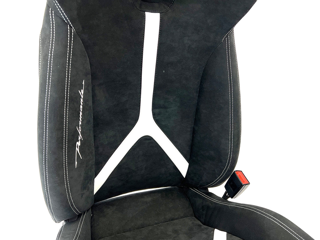 LAMBORGHINI HURACAN PERFORMANTE COMFORT SEATS BLACK/ WHITE 4T0882011B/ 4T0882012B