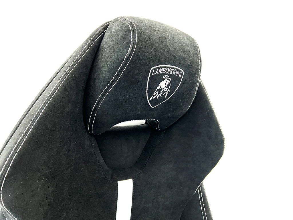 LAMBORGHINI HURACAN PERFORMANTE COMFORT SEATS BLACK/ WHITE 4T0882011B/ 4T0882012B