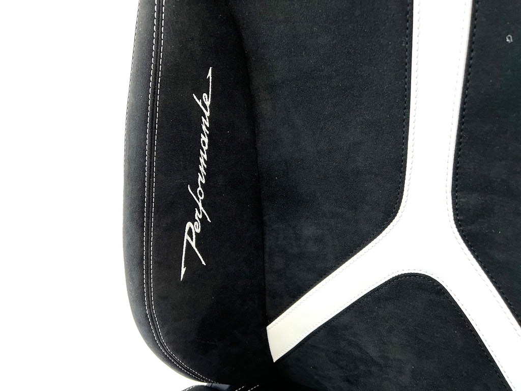 LAMBORGHINI HURACAN PERFORMANTE COMFORT SEATS BLACK/ WHITE 4T0882011B/ 4T0882012B