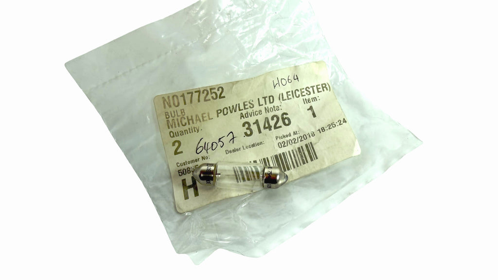 BENTLEY REAR NUMBER PLATE BULB N0177252