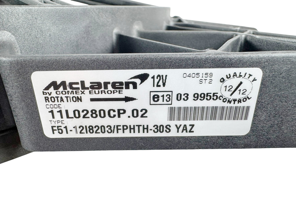 MCLAREN MP4/650S/675LT RADIATOR FAN 11L0280CP.02