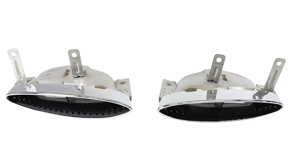 BENTLEY GT/ GTC CONTINENTAL 2019+ REAR CHROME OVAL EXHAUST TIPS SET 3SA253824