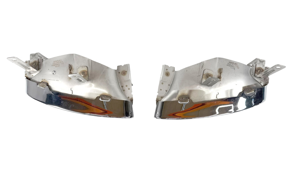 BENTLEY GT/ GTC CONTINENTAL 2019+ REAR CHROME OVAL EXHAUST TIPS SET 3SA253824