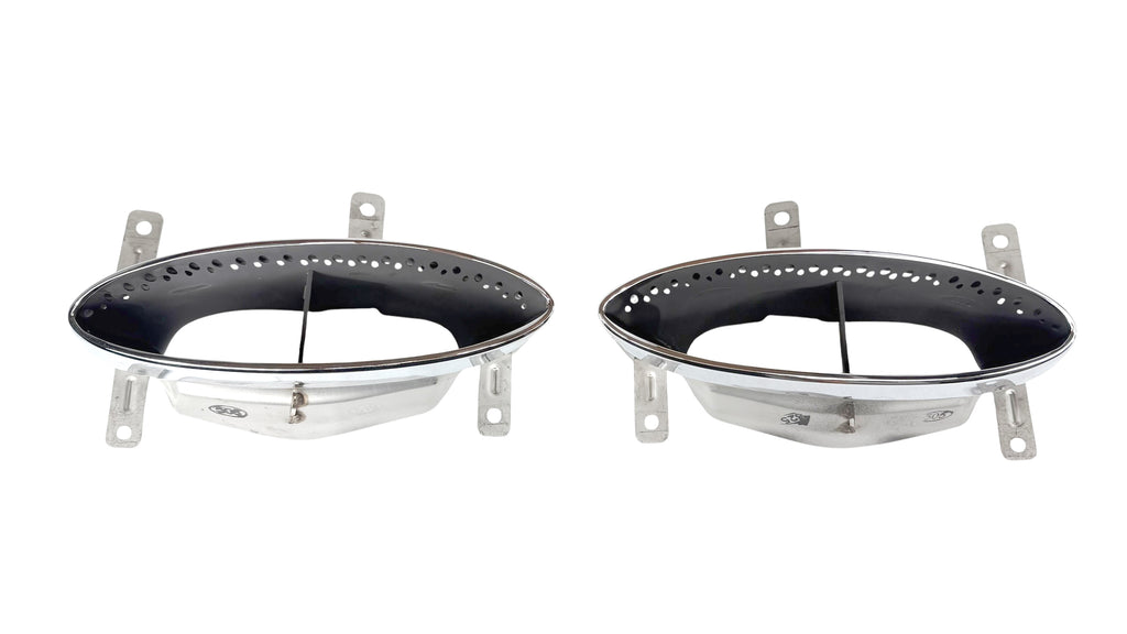 BENTLEY GT/ GTC CONTINENTAL 2019+ REAR CHROME OVAL EXHAUST TIPS SET 3SA253824