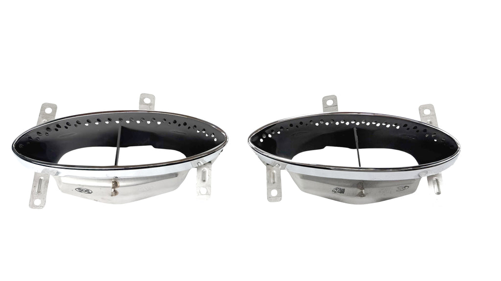 BENTLEY GT/ GTC CONTINENTAL 2019+ REAR CHROME OVAL EXHAUST TIPS SET 3SA253824