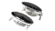 Load image into Gallery viewer, BENTLEY GT/ GTC CONTINENTAL 2019+ REAR CHROME OVAL EXHAUST TIPS SET 3SA253824