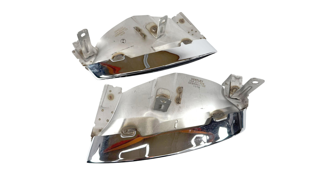 BENTLEY GT/ GTC CONTINENTAL 2019+ REAR CHROME OVAL EXHAUST TIPS SET 3SA253824