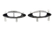 Load image into Gallery viewer, BENTLEY GT/ GTC CONTINENTAL 2019+ REAR CHROME OVAL EXHAUST TIPS SET 3SA253824