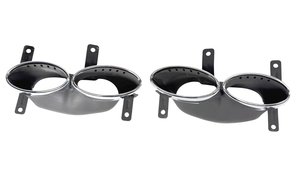 BENTLEY GT/ GTC CONTINENTAL 2019+ REAR QUAD OVAL EXHAUST TIPS SET 3SA253824F