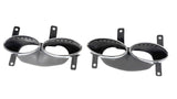 BENTLEY GT/ GTC CONTINENTAL 2019+ REAR QUAD OVAL EXHAUST TIPS SET 3SA253824F