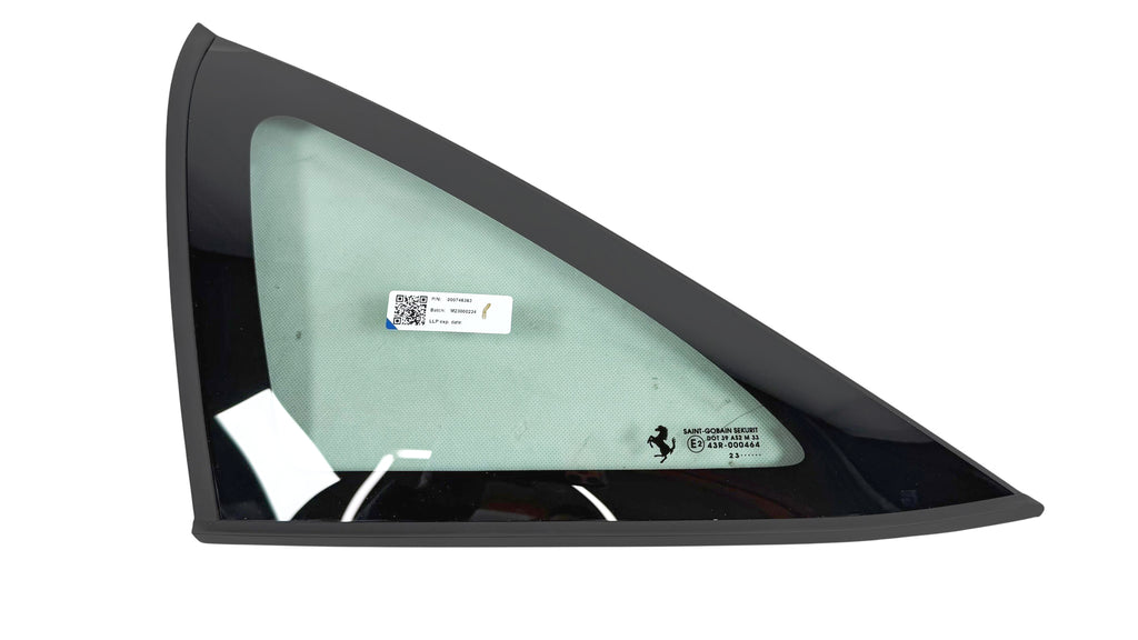 FERRARI DAYTONA SP3 RIGHT QUARTER GLASS 746363