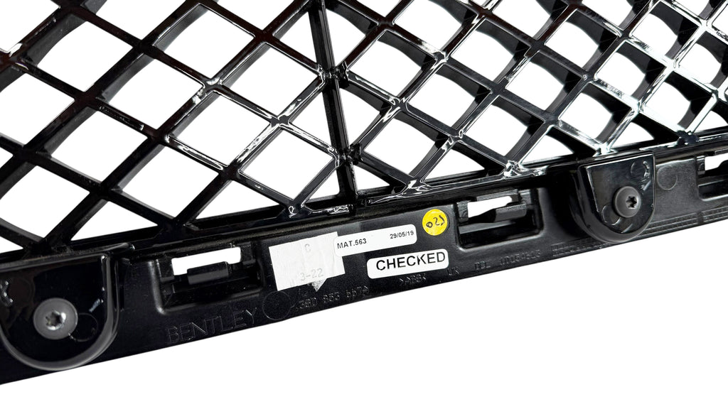 BENTLEY CONTINENTAL GT 2019+ BLACK RADIATOR GRILL WITH CAMERA 3SD853597A