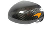 Load image into Gallery viewer, MCLAREN MSO GLOSS CARBON FIBRE MIRROR CAPS WITH LOGO 14AD019CP / 14AD020CP