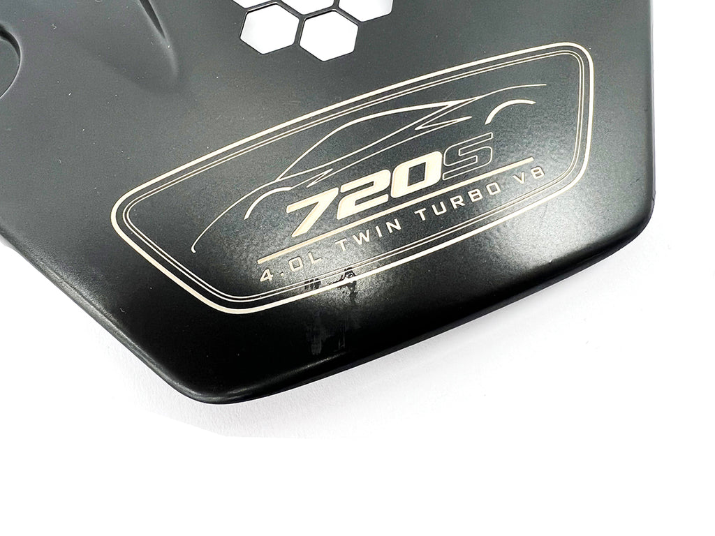 MCLAREN 720S STEALTH BLACK ENGINE CROWN COVER - MSO EDITION