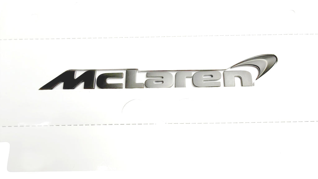 MCLAREN 750S MSO STEALTH REAR BADGE EMBLEM 28AA540CP