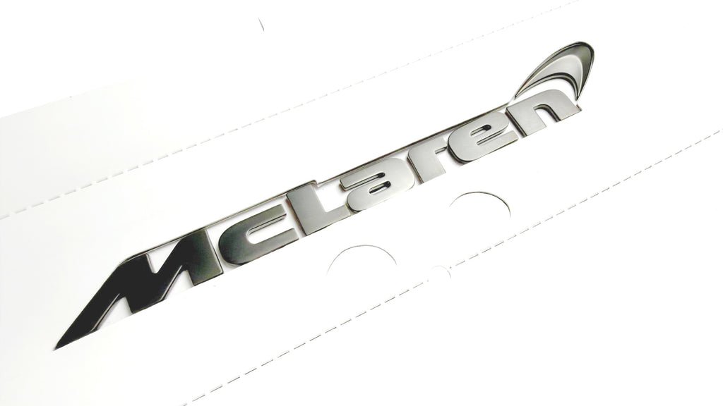 MCLAREN 750S MSO STEALTH REAR BADGE EMBLEM 28AA540CP