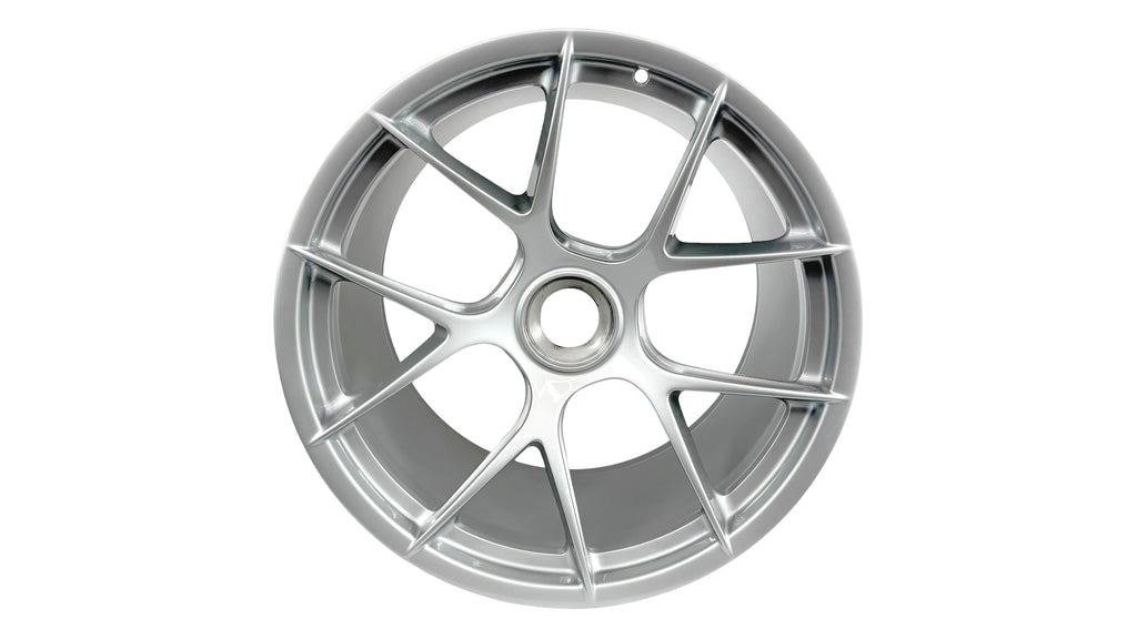 PORSCHE 992 GT3-RS WEISSACH MAGNESIUM 21" SILVER REAR WHEEL 9GT601025AM