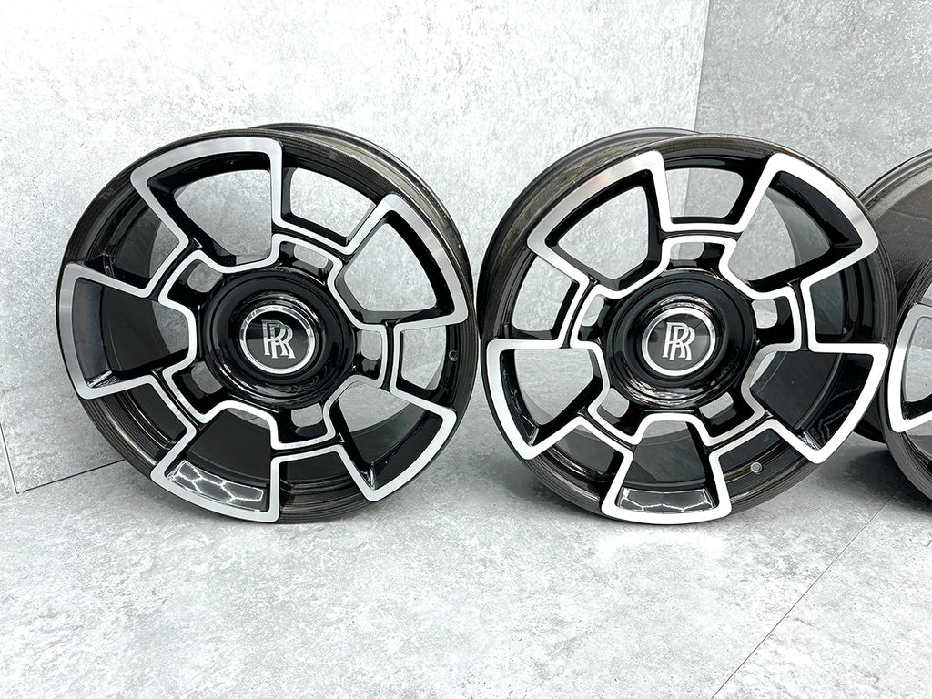 ROLLS ROYCE WRAITH GHOST BLACK BADGE CARBON WHEEL SET 500006782