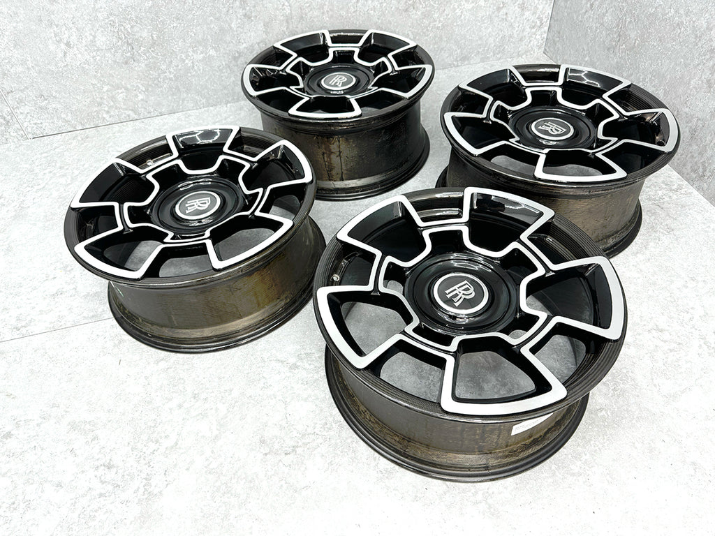 ROLLS ROYCE WRAITH GHOST BLACK BADGE CARBON WHEEL SET 500006782