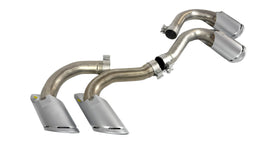 LAMBORGHINI URUS SATIN SILVER EXHAUST TIPS SET 4ML253682 4ML253681