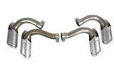 LAMBORGHINI URUS SATIN SILVER EXHAUST TIPS SET 4ML253682 4ML253681