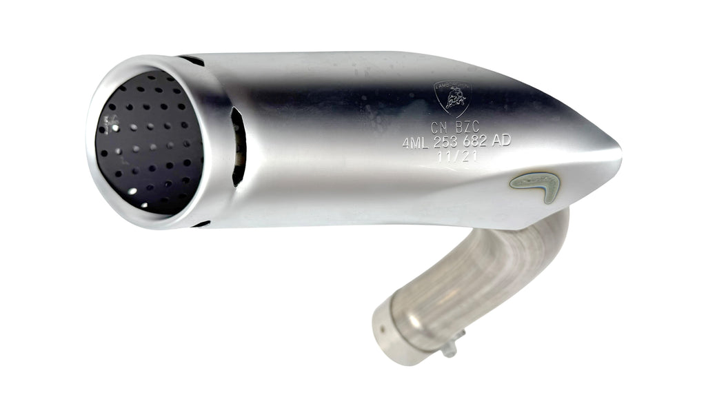 LAMBORGHINI URUS SATIN SILVER  INNER RIGHT EXHAUST TIP 4ML253682AD